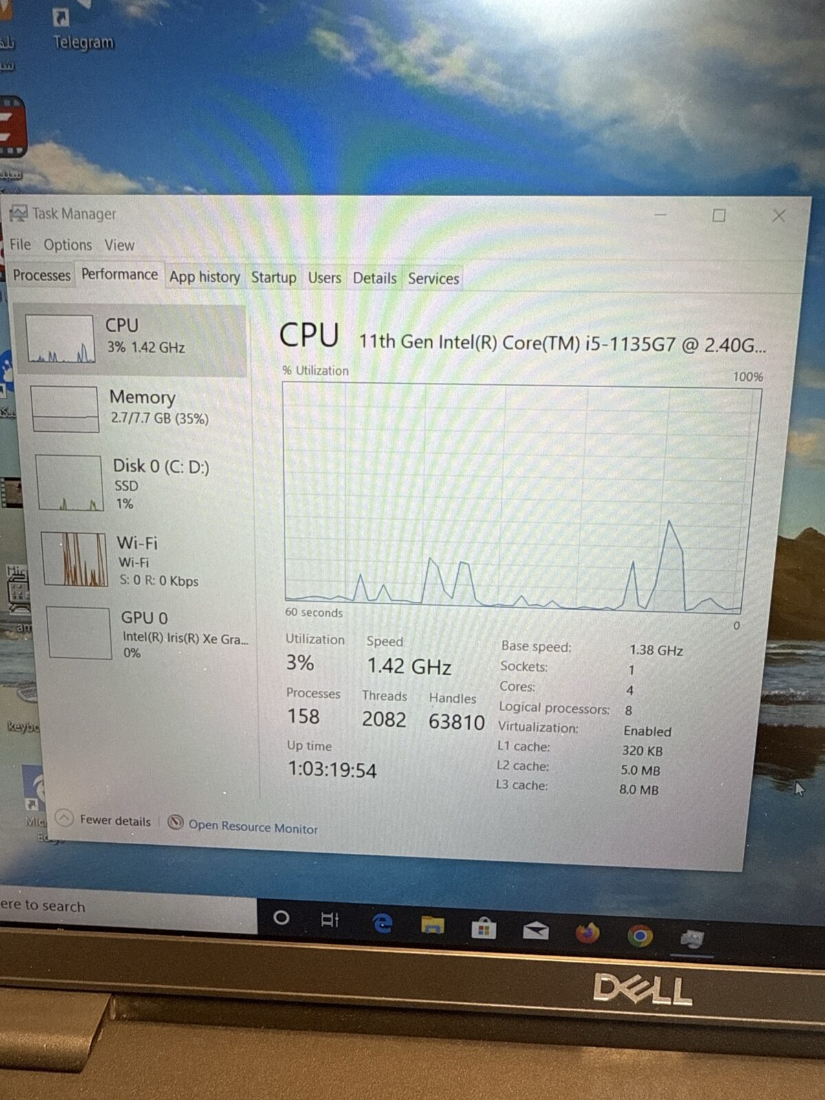 ⁦Used dell 3520⁩ - الصورة ⁦4⁩